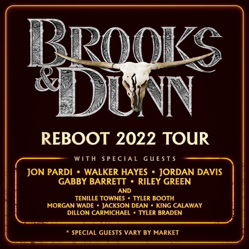 Brooks & Dunn Reboot Tour & Boogieing in 2022 with Special Guests WIVKFM